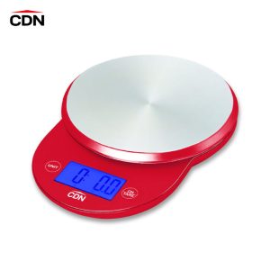 Balanza Digital Plataforma de Acero 5 KG Rojo CDN Cod. SD1104-R