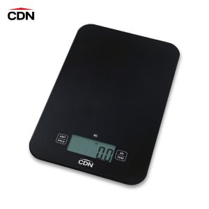 Balanza Digital Plataforma de Vidrio 7 KG Negro CDN Cod. SD1502-BK