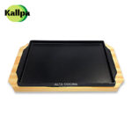 Bandeja kallpa de hierro fundido modelo ilave c/b. madera