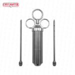 Inyector de marinada acero chef master 40098CM