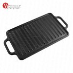 Plancha victoria para asar de hierro fundido esmaltado 33 x 21 cm/ 12"