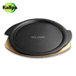 Plato Kallpa de Hierro Fundido Modelo Lima 31 x 15.3 x 4.2cm C/B Madera