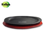 Plato kallpa de hierro fundido modelo maras c/b madera
