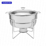 Samovar tramontina de 7 lt. con tapa vidrio acero inoxidable 61042/200