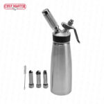Sifón de acero chef master 0.5 l. 90078