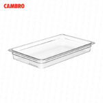 Bandeja cambro de policarbonato gn 1/1 x 2.5" 12CW-135