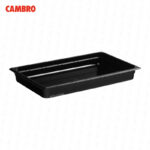 Bandeja cambro de policarbonato gn negro 1/1 x 2.5" 12CW-110
