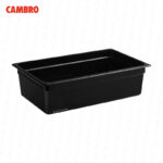 Bandeja cambro de policarbonato gn negro 1/1 x 6" 16CW-110