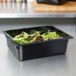 Bandeja cambro de policarbonato gn negro 1/2 x 4" 24CW-110 - Imagen 2