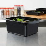 Bandeja cambro de policarbonato gn negro 1/2 x 6" 26CW-115 - Imagen 2