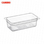 Bandeja cambro de policarbonato gn 1/3 x 4" 34CW-135
