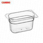 Bandeja cambro de policarbonato gn 1/9 x 4" 94CW-135