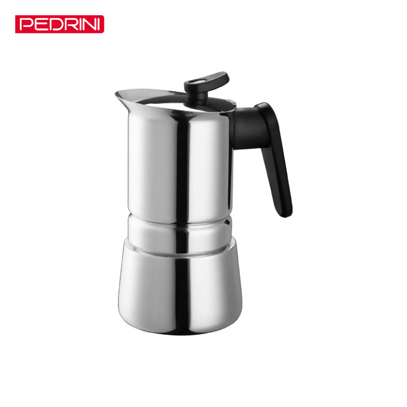 Cafetera-Pedrini-de-Espresso-Acero-Inoxidable-2-Tazas,-120-ml Cafetera Pedrini de Espresso Acero Inoxidable 2 Tazas/ 120 ml. - Imagen 1