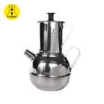 Cafetera de Dos Cuerpos Bombeada de Acero