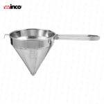 Colador winco chino de 10" malla gruesa acero inoxidable CCS-10C
