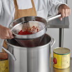 Colador winco chino de 10" malla gruesa acero inoxidable CCS-10C - Imagen 2