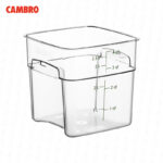 Contenedor cambro freshpro 4 qt de policarbonato 3.8 lt. 4SFSPROCW-135