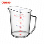 Jarra cambro de medición 1 lt. transparente 100MCCW135