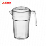 Jarra cambro de policarbonato de 1 L. con tapa apilable PC34CW-135