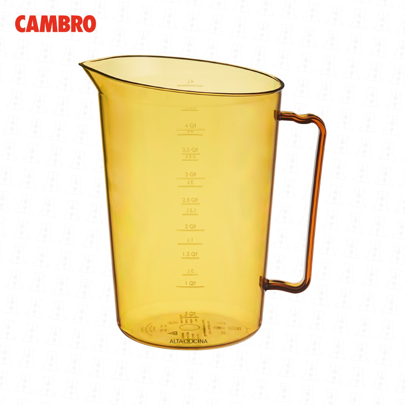 Jarra-Cambro-de-Medición-Alta-Temperatura-4-Litros-Ambar Jarra cambro de medición alta temperatura 4 lt. ambar 400MCH-150 - Imagen 1