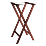 Porta bandeja concasse de servicio madera fina 92 cm