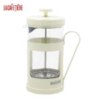 Prensa Francesa La Cafetiere Monaco 1 Lt. Acero Inox. Crema LC2735