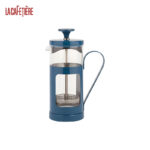 Prensa Francesa La Cafetiere Monaco Azul Acero Inox. 350 Ml.