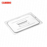 Tapa cambro de policarbonato gn 1/2 con asa transparente 20CWCH-135
