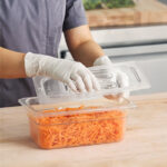 Tapa cambro de policarbonato gn 1/4 con asa transparente 40CWCH-135 - Imagen 2