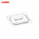 Tapa Cambro de policarbonato gn 1/6 con asa transparente 60CWCH-135