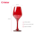 Copa cristar brunello vino color rojo 13.75 oz./ 408 ml. #5468ac24 set x 24 und. - Imagen 2
