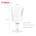 Copa cristar estambul agua 11.3 oz./ 336 ml. #0820al24 set x 24 und. - Imagen 2