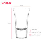 Copa cristar lisa aguard. lord 2 oz./ 56 ml. #0355al set x 72 und. - Imagen 2