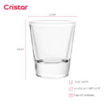 Copa cristar lisa aguardiente 1.5 oz./ 42 ml. #2852al72 set x 72 und. - Imagen 2