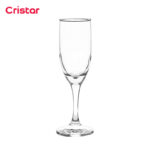 Copa cristar lisa aragon champaña 6 oz./ 174 ml. #5436al24 set x 24 und.