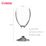 Copa cristar lisa aragon vino blanco 8.5 oz./ 238 ml. #5435al24 set x 24 und. - Imagen 2