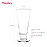 Copa cristar lisa lexington cervecero 10 oz./ 294 ml #0509al set x 48 und. - Imagen 2
