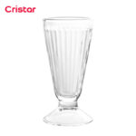 Copa cristar lisa malteada 9.25 oz./ 284 ml. #0268al set x 24 und.
