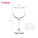 Copa cristar lisa premiere vino tinto 10.5 oz./ 316 ml. #4340al24 set x 24 und. - Imagen 2