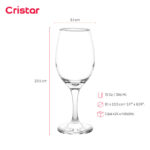 Copa cristar lisa rioja agua 13 oz./ 386 ml. #5416al24 set x 24 und. - Imagen 2