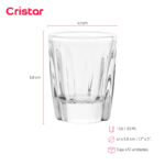 Copa cristar lisa sinfonía 1 oz./ 33 ml. #0123al set x 72 und. - Imagen 2