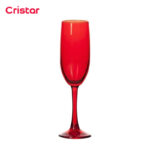 Copa cristar rioja champaña color rojo 6 oz./ 180 ml. #5440ac12 set x 12 und.