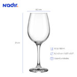 Copa nadir barone vino 13 oz./ 385 ml. #7156 set x 12 und. - Imagen 2