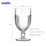 Copa nadir bristol jugo 16 oz./ 470 ml. #0911 set x 12 und. - Imagen 2