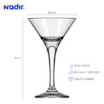 Copa nadir mini martini 3.5 oz./ 100 ml. #7448 set x 12 und. - Imagen 2