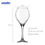 Copa nadir prestige 17.5 oz./ 500 ml. #7073 set x 6 und. - Imagen 2