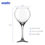 Copa nadir prestige 20.25 oz./ 600 ml. #7973 set x 6 und. - Imagen 2