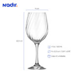 Copa nadir taças ravena 17 oz./ 500 ml. #7a770 set x 12 und. - Imagen 2