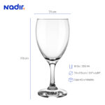 Copa nadir windsor agua 10 oz./ 300 ml. #7028 set x 12 und. - Imagen 2