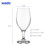 Copa nadir windsor cerveza 11 oz./ 330 ml. #7728 set x 12 und. - Imagen 2